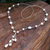 Cultured pearl pendant necklace, 'Pearl Crush in White' - Cultured Freshwater Pearl Pendant Necklace (image 2b) thumbail