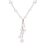 Cultured pearl pendant necklace, 'Pearl Crush in White' - Cultured Freshwater Pearl Pendant Necklace (image 2d) thumbail