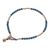 Lapis lazuli and serpentine beaded anklet, 'Celestial Gift' - Lapis Lazuli and Serpentine Beaded Anklet (image 2e) thumbail