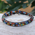 Agate and leather wrap bracelet, 'Chase the Rainbow' - Agate and Leather Beaded Wrap Bracelet (image 2b) thumbail