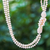 Rhodium-accented quartz and cultured pearl pendant necklace, 'Celestial Spike' - Rhodium-Accented Quartz and Cultured Pearl Pendant Necklace (image 2) thumbail