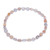 Moonstone and cultured pearl beaded bracelet, 'Natural Moon' - Moonstone and Cultured Pearl Beaded Bracelet