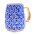 Benjarong porcelain mug, 'Blue Heaven' - Hand Painted Benjarong Porcelain Mug (image 2c) thumbail