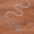 Labradorite pendant necklace, 'Sense of Calm in Iridescent' - Labradorite and Sterling Silver Pendant Necklace