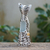 Porcelain vase, 'Zebra Cat' - Gilded Porcelain Cat Vase (image 2b) thumbail