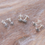 Sterling silver stud earrings, 'Sea Celebration' (set of 3) - Sterling Silver Stud Earrings with Sea Life Motif (Set of 3)