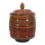 Lacquered wood jar, 'Ascension' - Lacquered wood jar