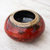 Lacquered bamboo jar, 'Celestial' - Lacquered bamboo jar thumbail