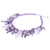Multi-gemstone waterfall necklace, 'Lavender Ocean' - Thai Cultured Pearl and Amethyst Waterfall Necklace (image 2e) thumbail