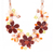 Collar con colgante de múltiples piedras preciosas - Collar con Colgante de Cuarzo y Jaspe con Motivo Floral