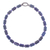 Lapis lazuli beaded necklace, 'Blue on Blue' - Artisan Crafted Lapis Lazuli Necklace thumbail
