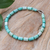 Amazonite beaded necklace, 'Aqua Sea' - Handcrafted Amazonite Bead Necklace (image 2) thumbail