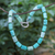Amazonite beaded necklace, 'Aqua Sea' - Handcrafted Amazonite Bead Necklace (image 2b) thumbail