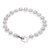 Cultured pearl jewelry set, 'Precious Dream in White' - Necklace and Bracelet Set with Cultured Pearls (image 2d) thumbail