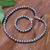 Cultured pearl jewelry set, 'Precious Dream in Grey' - Dark Grey Cultured Pearl Necklace and Bracelet Set (image 2) thumbail
