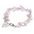 Cultured pearl bracelet, 'Born of the Sea in White' - Baroque Cultured Pearl Bracelet from Thailand (image 2e) thumbail