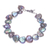 Cultured pearl bracelet, 'Born of the Sea in Grey' - Silvery Grey Cultured Pearl Bracelet