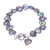Cultured pearl bracelet, 'Born of the Sea in Grey' - Silvery Grey Cultured Pearl Bracelet (image 2c) thumbail