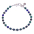 Azure-malachite beaded bracelet, 'Petite Flower' - Handmade Azure-Malachite Bracelet thumbail