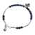 Azure-malachite beaded charm bracelet, 'Zen Moment' - Beaded Bracelet with Azure-Malachite (image 2e) thumbail