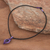 Halskette mit Amethyst-Makramee-Anhänger - Makramee-Halskette mit Amethystperlen