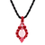 Rose quartz macrame pendant necklace, 'Heartfelt Wish' - Artisan Crafted Rose Quartz Macrame Necklace