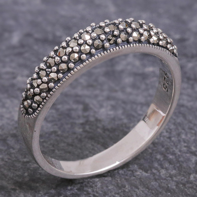 Marcasite Band Ring MJ19886 | Kay's Antiques