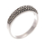 Marcasite band ring, 'Dream Glitter' - Hand Made Marcasite and Sterling Silver Band Ring thumbail