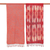 Hand-woven batik silk scarves, 'Cozy Nook' (pair) - Hand-Woven Batik Silk Scarves in Crimson and Orange (Pair) (image 2c) thumbail