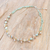 Multi-gemstone pendant necklace, 'Pastel Mood' - Handmade Rose Quartz and Cultured Pearl Pendant Necklace (image 2c) thumbail