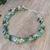 Multi-gemstone beaded necklace, 'Rainstorm' - Artisan Crafted Prehnite and Tiger's Eye Beaded Necklace thumbail