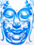 'La felicidad de Buda' - Pintura tailandesa original de Buda sonriendo