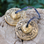 Brass alloy cymbals, 'Dragon Voice' - Buddhist-Style Small Brass Alloy Cymbals