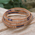 Sodalite and quartz beaded wrap bracelet, 'Mae Sa Falls' - Artisan Crafted Gemstone Wrap Bracelet (image 2b) thumbail