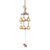 aluminium and brass wind chime, 'Sage Elephant' - Elephant Themed Wind Chime Made in Thailand