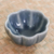 Quetschschale aus Seladon-Keramik - Geriffelte kleine Schale aus Seladon-Keramik