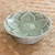 Celadon ceramic footed plate, 'Lanna Lotus' - Floral Motif Footed Plate (image 2) thumbail