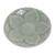 Celadon ceramic footed plate, 'Lanna Lotus' - Floral Motif Footed Plate (image 2b) thumbail