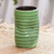 Taza de cerámica - Taza de cerámica verde hecha a mano.