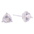 Quartz stud earrings, 'Miss Me Now' - Quartz and Sterling Silver Stud Earrings from Thailand