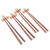Wood chopsticks, 'Little Fish Dinner' (set of 4) - Set of 4 Teak Wood Chopsticks with Fish-Shaped Rests thumbail