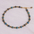Gold-accented jasper and hematite beaded necklace, 'Golden Planet' - Jasper and Hematite Beaded Necklace with Gold Accented Clasp (image 2c) thumbail