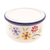 Caja decorativa de cerámica. - Caja decorativa de cerámica floral multicolor.