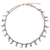 Aquamarine beaded necklace, 'Wonderful Light Blue' - Aquamarine Beaded Necklace with 14k Gold Accents thumbail
