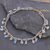 Aquamarin-Perlenkette - Aquamarin-Perlenkette mit 14-karätigen Goldakzenten