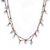 Aquamarine beaded necklace, 'Wonderful Light Blue' - Aquamarine Beaded Necklace with 14k Gold Accents (image 2d) thumbail