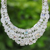 Glass beaded choker necklace, 'Crystallized Nights' - Glass Beaded Choker Necklace from Thailand (image 2) thumbail