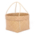 Natural fiber baskets, 'Krajood Charm' (set of 3) - Natural Fiber Baskets Handmade in Thailand (Set of 3)