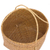 Natural fiber baskets, 'Krajood Charm' (set of 3) - Natural Fiber Baskets Handmade in Thailand (Set of 3)