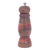 Wood pepper mill, 'Embellished Pepper' - Handcrafted Palm and Teak Wood Pepper Mill from Thailand